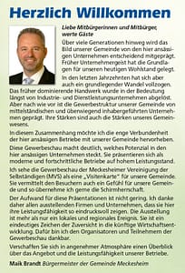 Maik Brandt, Bürgermeister Meckesheim Gewerbeschau Meckesheim, SFZ Marktplatzfest, TVüberregional, Onlinezeitung, Videoproduktion, Meckesheim, Oliver Döll,