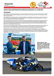 Heimspiel, Mai Pokal Revival, Hockenheimring, 11. bis 13.05.2018, Nicolai Kraft, Rennfahrer Hockenheim, Hockenheimring Heimspiel, Mai Pokal Revival, Hockenheimring, 11. bis 13.05.2018, Nicolai Kraft, Rennfahrer Hockenheim, Hockenheimring