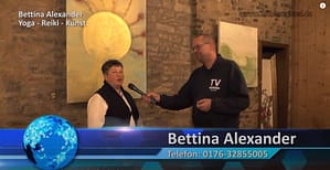 Vernissage von Bettina Alexander - Yoga Reiki Kunst im Bürgerhaus in Alt-Wiesloch