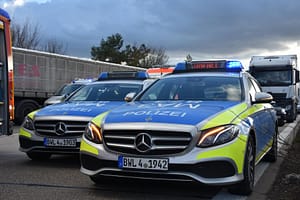 Dielheim - Unfall auf der BAB 6 in Richtung Mannheim