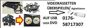 Wir retten und überspielen Ihre ALTEN VHS Videokassetten, Normal8 Videokassetten und Hi8-Videokassetten. Überspielen Videokassetten auf USB Stick und DVD. DVD wird mit Bilder von Videokassetten Aufnahmen bedruckt und der gewünschte Name dem das geschenkt wird eingetragen.