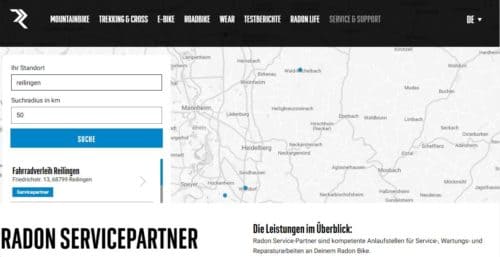 Radon Servicepartner, Fahrradverleih Reilingen Radon Servicepartner, Fahrradverleih Reilingen